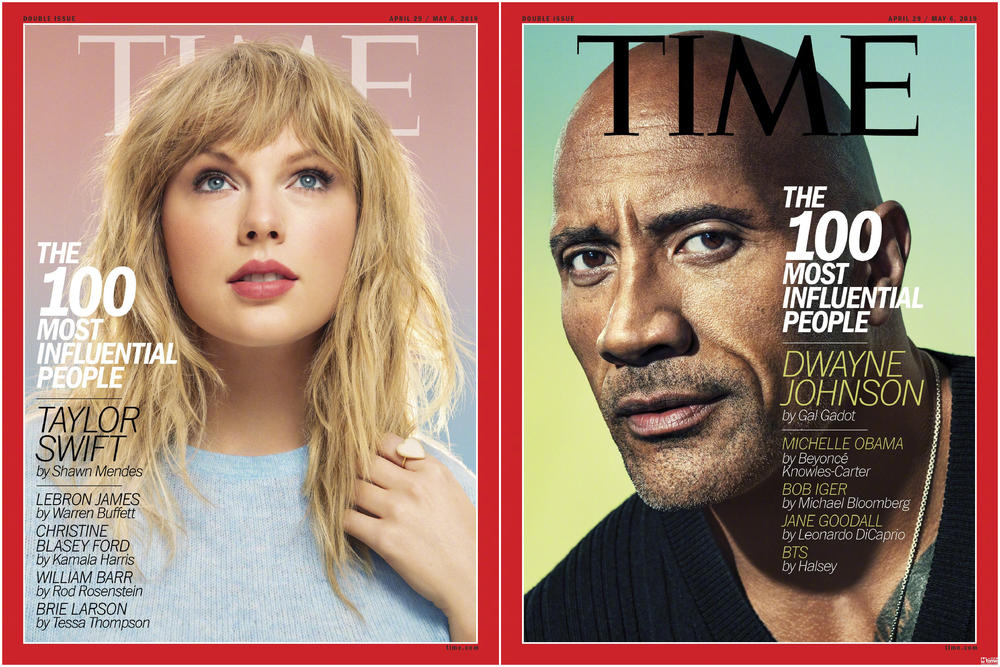 霉霉强森入选《时代》2019百大人物