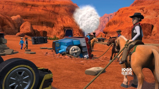 电影《托马斯大电影》发新剧照 火车行驶失控命悬一线