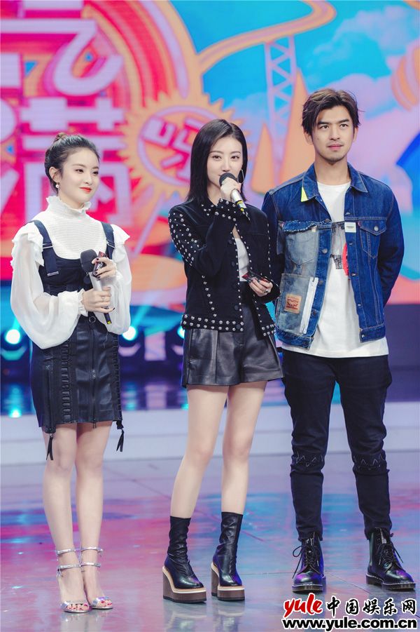 景甜《快乐大本营》谈养生  互送创意礼物引期待