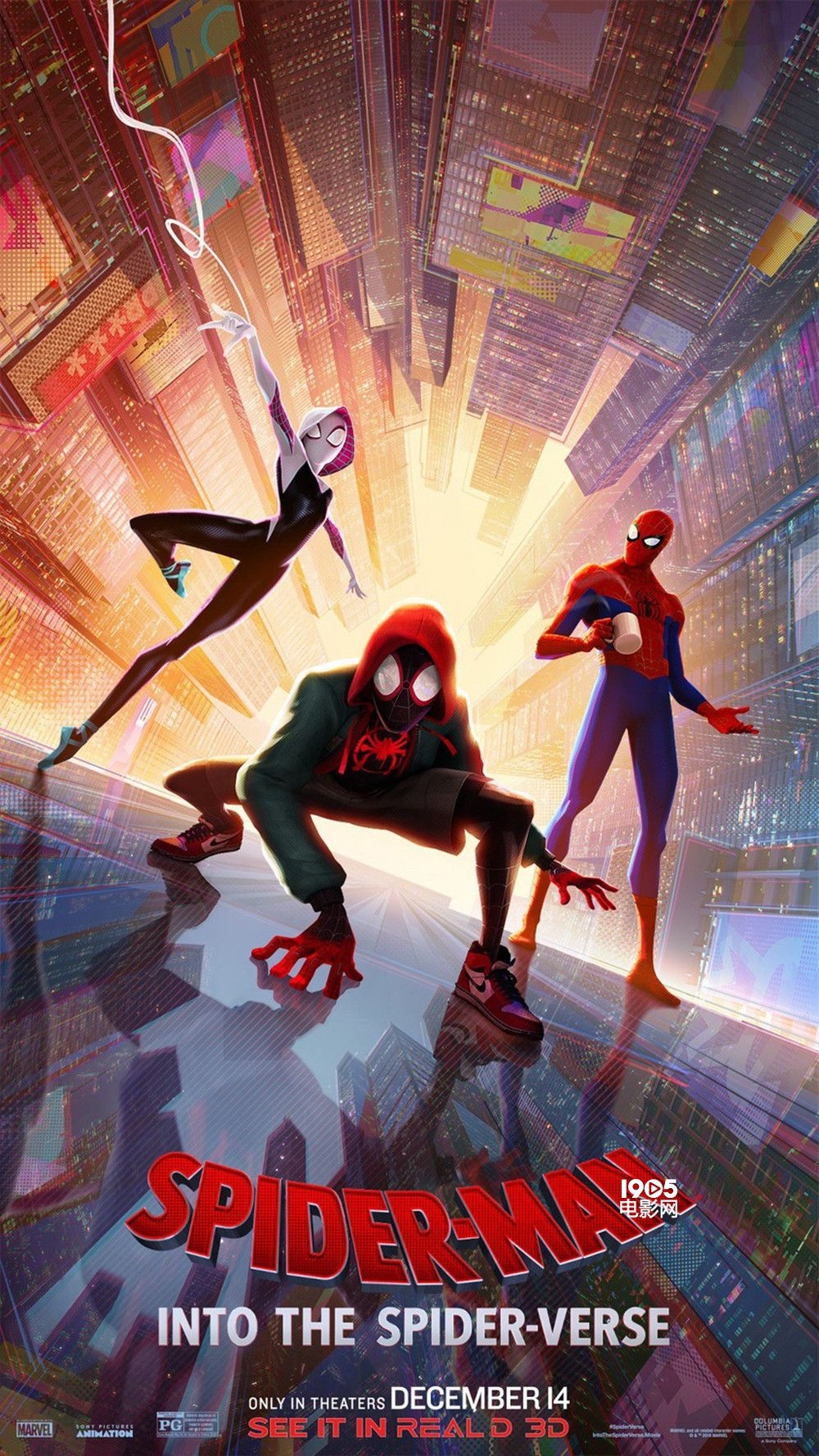 北美票房：动画《蜘蛛侠》夺冠 《骡子》褒贬不一