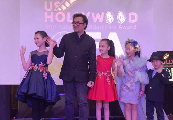 朱雅纯凭电影《要活着去天堂》荣获好莱坞国际电影节金影奖“最佳新人奖”