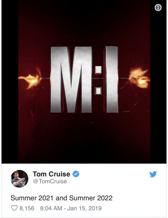 阿汤哥《碟中谍》再推两部续集 碟6导演继续执导