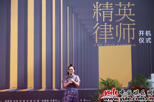 电视剧《精英律师》开机 靳东开庭为公平而战