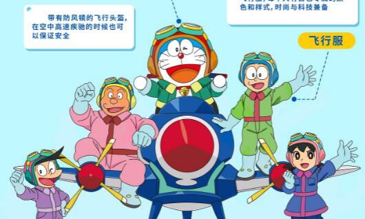 《哆啦A梦：大雄与天空的理想乡》发布造型图