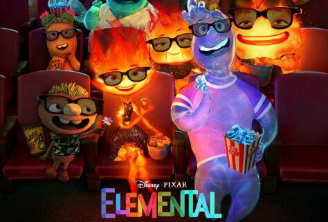 《疯狂元素城》片方发布新海报 多种元素登场！