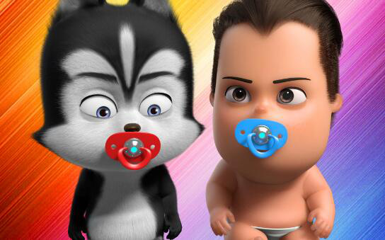 《王牌二哈》发布海报 幼年二哈和警察小杰出现