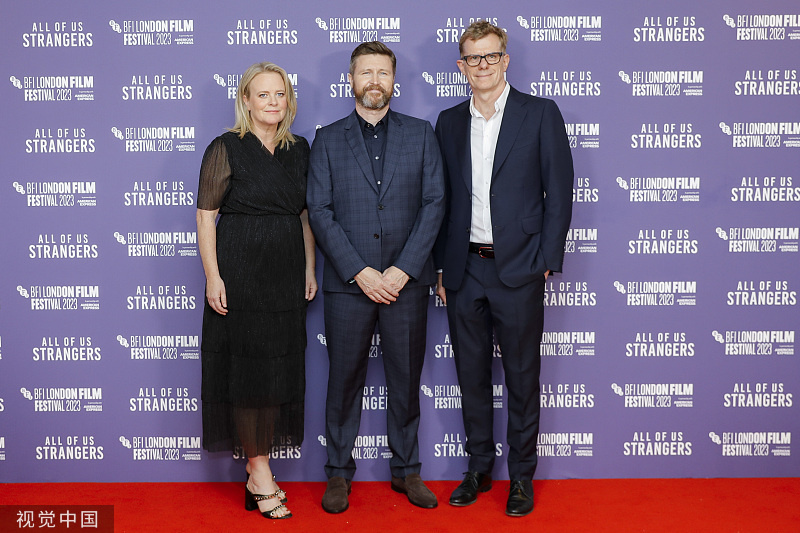 《都是陌生人》伦敦电影节首映 安德鲁·海格帅气
