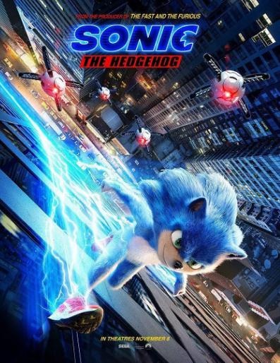 《刺猬索尼克》曝预告 超音速刺猬吸引军方注意