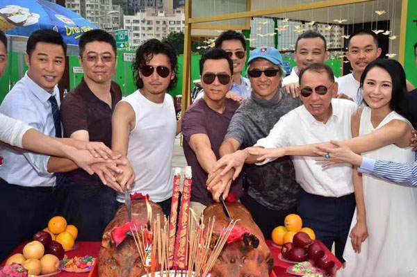 电影《怒火战》开机 甄子丹谢霆锋谭耀文等出席开镜仪式