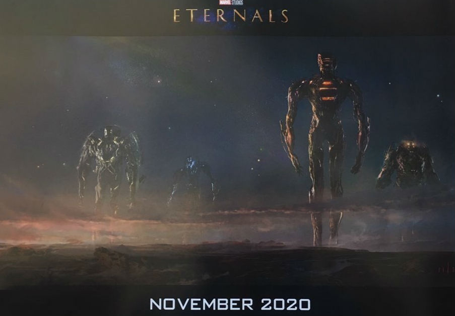 漫威的第25部电影，《永恒神族》概念海报曝光