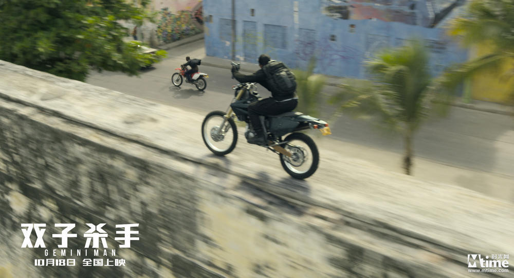 李安《双子杀手》曝光摩托车追击片段
