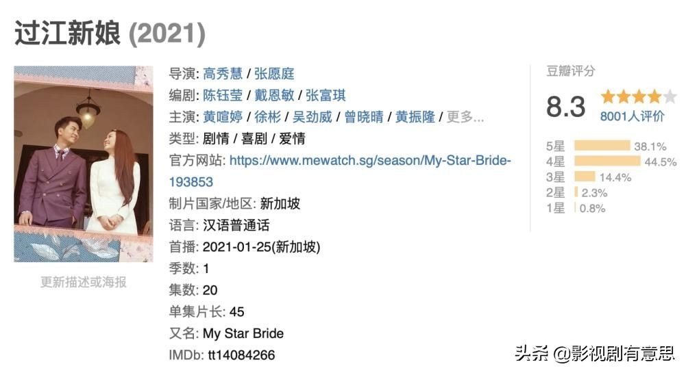 甜蜜温馨《过江新娘》太上头！小甜剧也可以满满人间烟火气