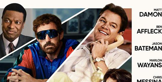 大本X达蒙！《AIR》曝复古海报 耐克公司签约乔丹