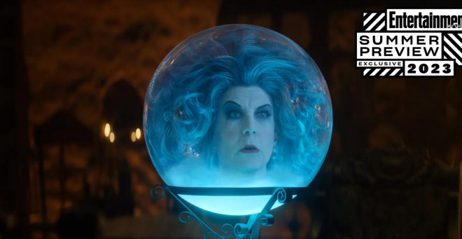 迪士尼《幽灵鬼屋》剧照 杰米·柯蒂斯惊现预言球